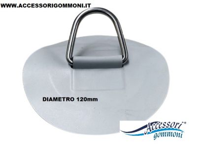 ACTIUSIS Toppa Con Anello A D In Acciaio Inox - Per Kayak, Gommoni E Attrezzature Nautiche - Foto 4