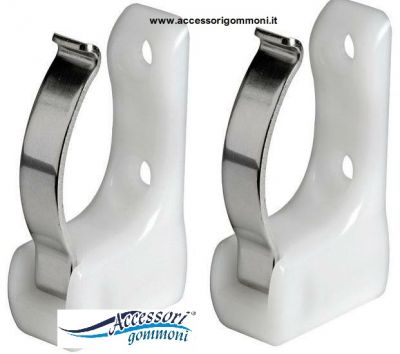 REMO ALLUMINIO 205cm FISSO Ø35mm CON BOCCOLA PER SCALMO