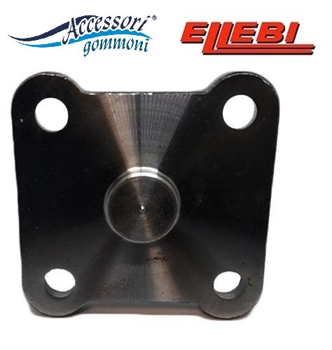 FUSELLO RUOTA ELLEBI 150 CON DADO E RONDELLA LBN476 123312 PER CARRELLO GOMMO