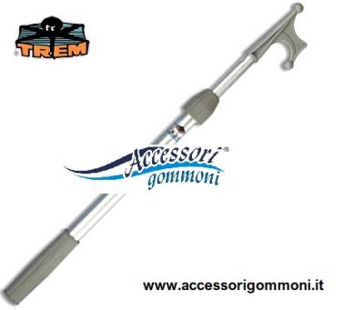 REMO ALLUMINIO 205cm FISSO Ø35mm CON BOCCOLA PER SCALMO