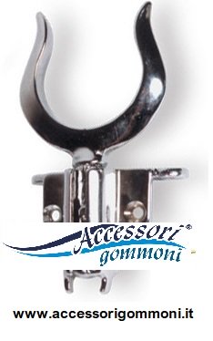 REMO ALLUMINIO 205cm FISSO Ø35mm CON BOCCOLA PER SCALMO