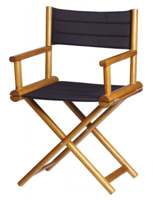 SEDIA TEAK PIEGHEVOLE BLU